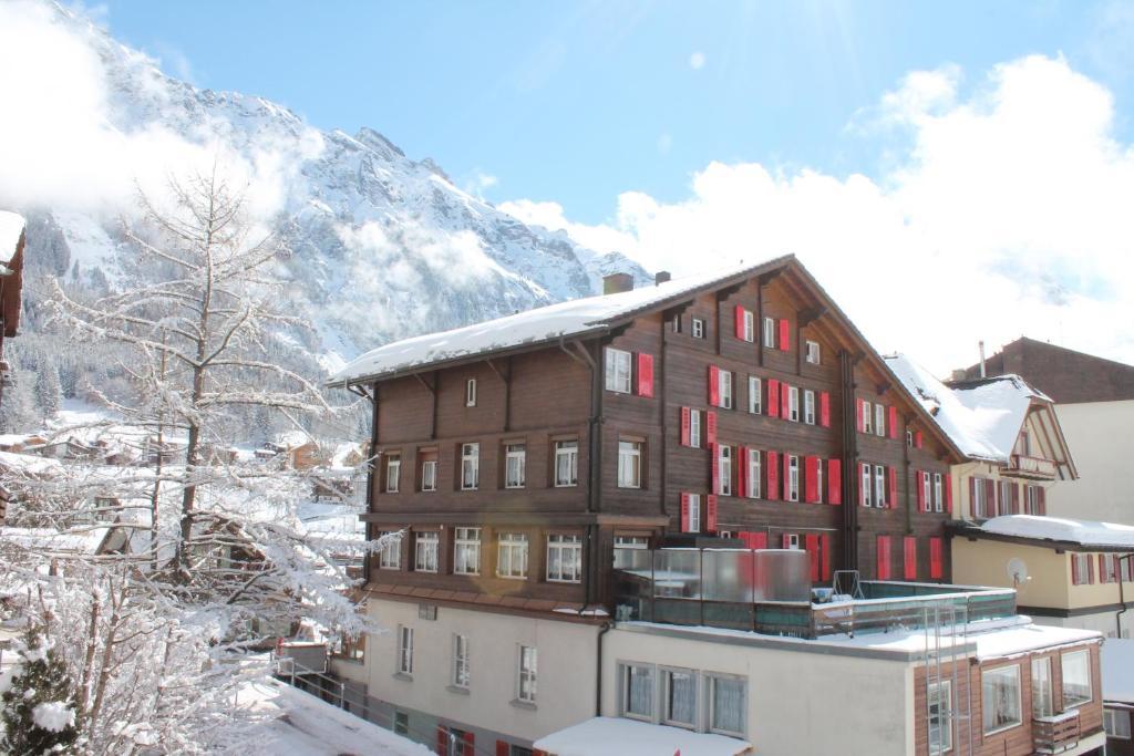 Swiss Lodge Hotel Bernerhof Венген Экстерьер фото