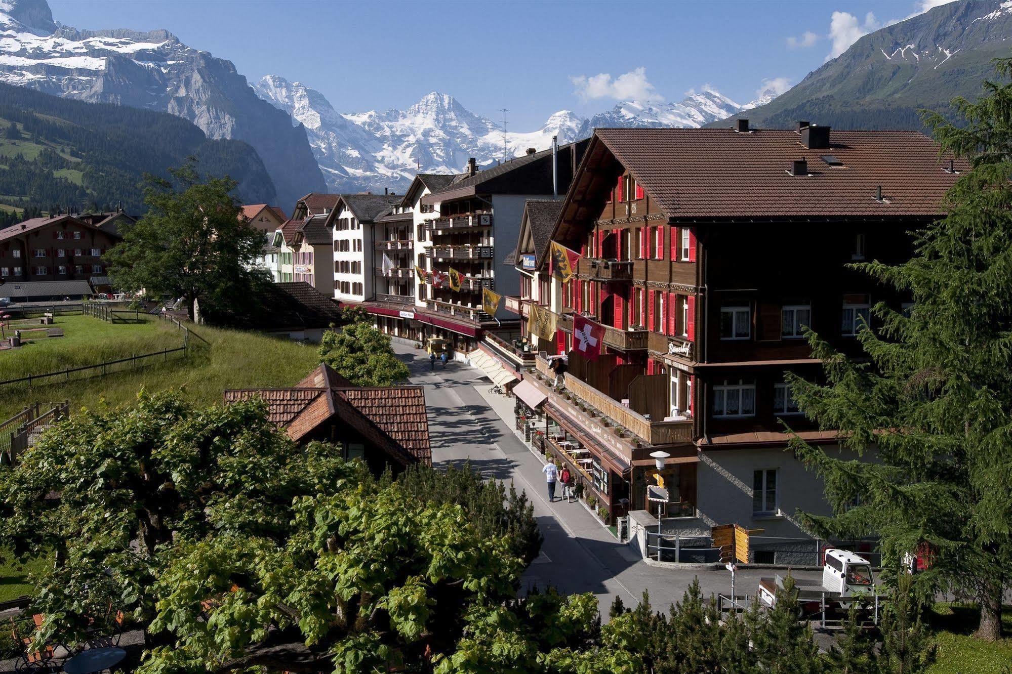 Swiss Lodge Hotel Bernerhof Венген Экстерьер фото
